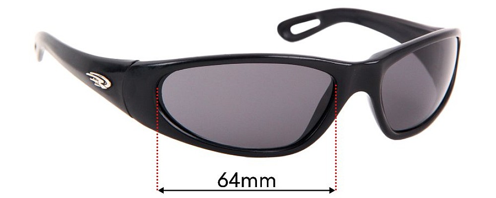 Ryders Replacement Sunglass Lenses - 64mm wide